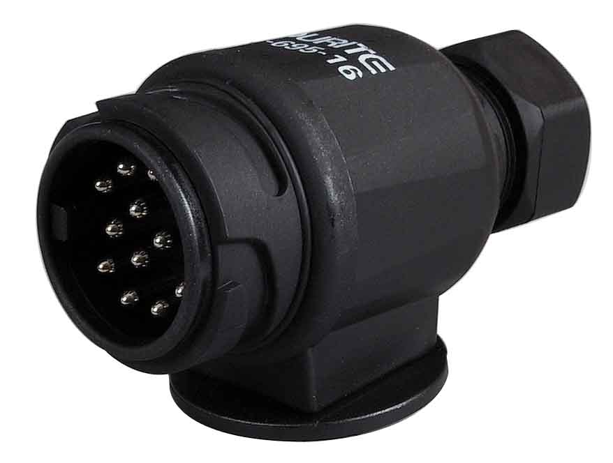 13 pin plug includes single & double entry grommet D069516 Electrical